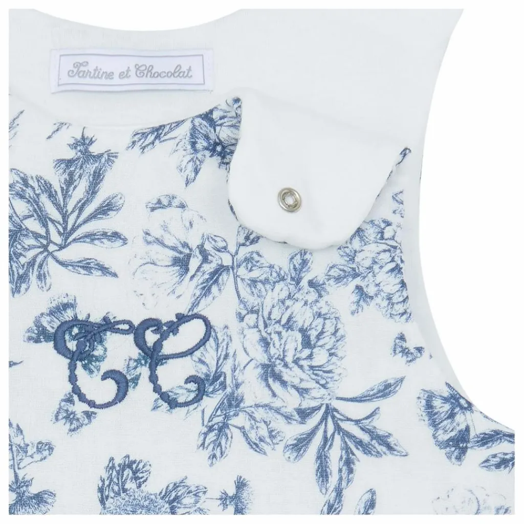 New Tartine et Chocolat Gigoteuse Toile de Jouy | Bleu marine