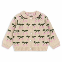 Konges Sløjd Gilet Belou Cerises Laine | Beige New