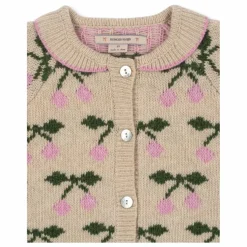 Konges Sløjd Gilet Belou Cerises Laine | Beige New