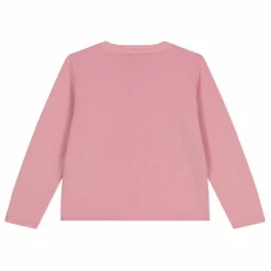 Best Petit Bateau Gilet Binette Molleton Bio | Rose