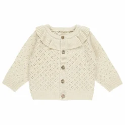 Quincy Mae Gilet Col Volants | Ecru