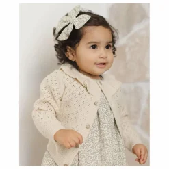 Quincy Mae Gilet Col Volants | Ecru