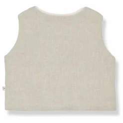 Clearance 1+ in the family Gilet Elias Lin et Bambou | Beige
