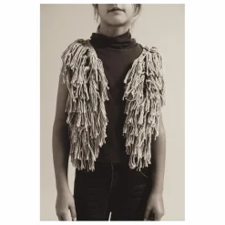 Hot Longlivethequeen Gilet Franges | Gris