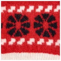 Bobo Choses Gilet Jacquard Laine | Rouge