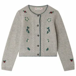 Bonpoint Gilet Jamina Laine | Gris chiné