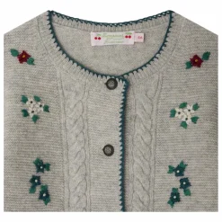 Bonpoint Gilet Jamina Laine | Gris chiné