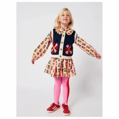 Discount Bobo Choses Gilet Kaleidoscope Coton Bio | Bleu marine