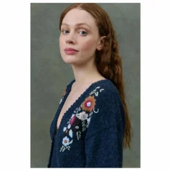 Louise Misha Gilet Lunami Fibres Recyclées- Collection Femme | Bleu marine Online