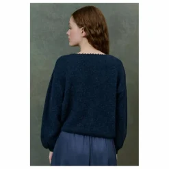 Louise Misha Gilet Lunami Fibres Recyclées- Collection Femme | Bleu marine Online