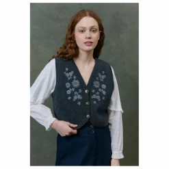 Best Louise Misha Gilet Sans Manches Ibinka Laine - Collection Femme | Charbon
