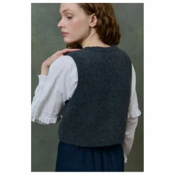 Best Louise Misha Gilet Sans Manches Ibinka Laine - Collection Femme | Charbon