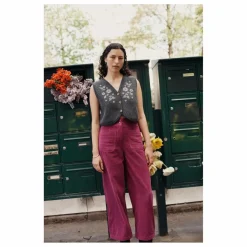 Best Louise Misha Gilet Sans Manches Ibinka Laine - Collection Femme | Charbon