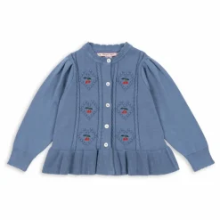 Hot Konges Sløjd Gilet Soleil Coton Bio | Bleu