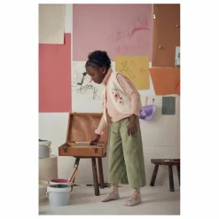 Enfant Louise Misha Pulls, Gilets|Gilet Sylna Maille Brodé |