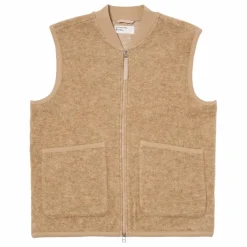 Homme Universal Works Doudounes, Parkas, Vestes|Gilet Zippé Sans Manches |