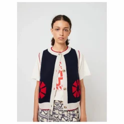Bobo Choses Gilets Sans Manches Flower - Collection Femme | Bleu marine Discount