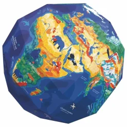 Hot Poppik Globe à construire Notre Planète Multicolore