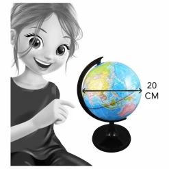 Buki Globe terrestre 20 cm