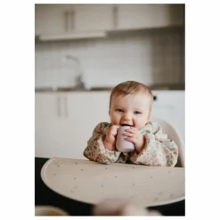 Mushie Tasses Et Gobelets D'Apprentissage|Premiers Repas|Gobelet bébé en silicone | Lilas