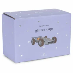 Konges Sløjd Gobelet glitter Race - Set de 2 | Bleu Best