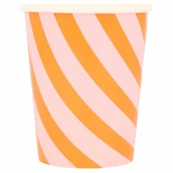 Enfant Meri Meri Gobelets Citrouille souriante - set de 8