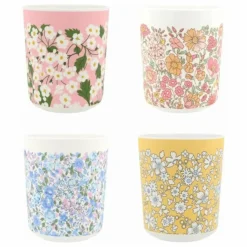 Online Meri Meri Gobelets en mélamine - x Liberty - Set de 4 Multicolore