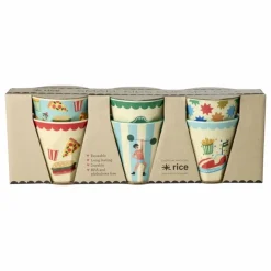 Enfant Rice Gobelets Fun Fair - Set de 6
