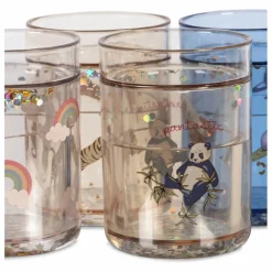 Konges Sløjd Tasses Et Gobelets D'Apprentissage|Premiers Repas|Gobelets glitter - Set de 4 |