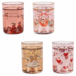 Discount Konges Sløjd Gobelets glitter - Set de 4 | Rose