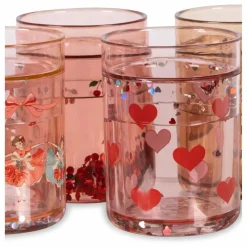Discount Konges Sløjd Gobelets glitter - Set de 4 | Rose