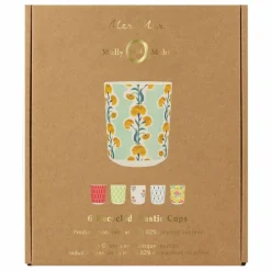 Enfant Meri Meri Gobelets réutilisables - x Molly Mahon - Set de 6