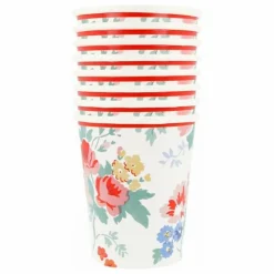 Enfant Meri Meri Gobelets Vintage Floral - Set de 8