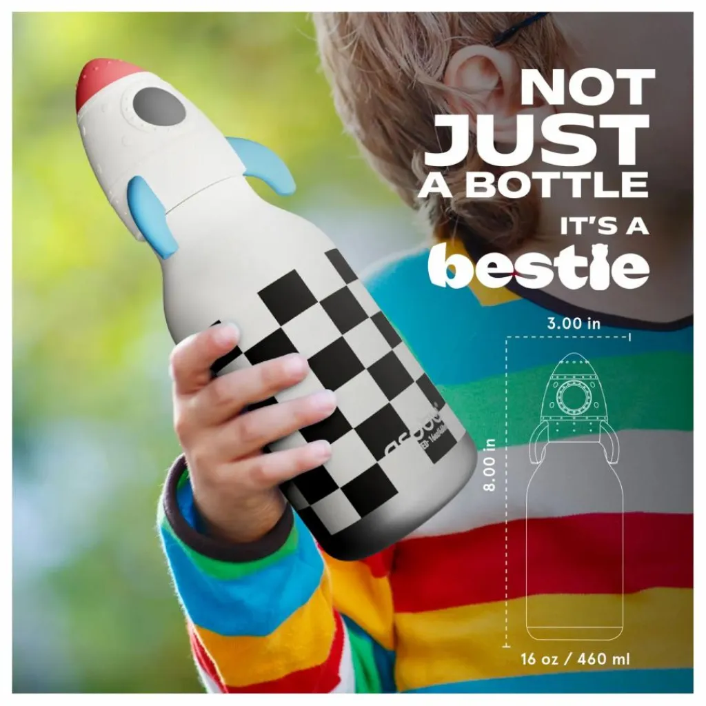 Enfant Asobu Gourde en inox Fusée