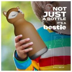 Asobu Gourde en inox Renard | Marron New