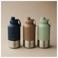 Best Haps Nordic Gourde pour chien Haps Go - 900 ml | Marron