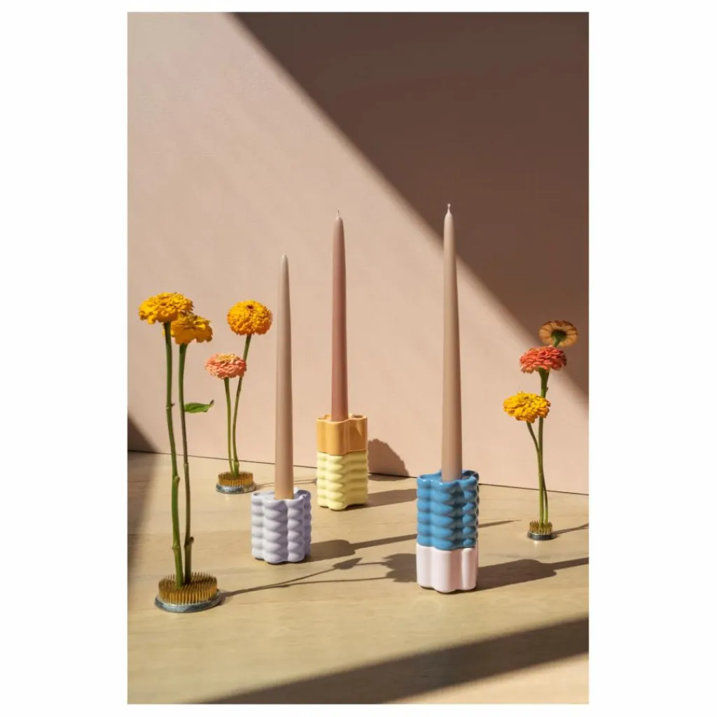 Octaevo Grand Bougeoir Flora | Jaune Best