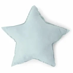Discount Babyshower Grand coussin Etoile | Bleu ciel