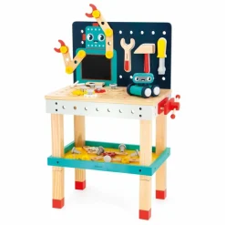 Janod Grand établi Robot Brico'Kids Multicolore New