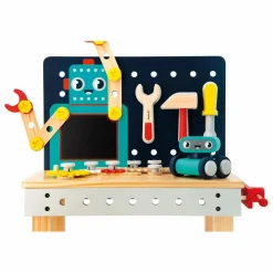 Janod Grand établi Robot Brico'Kids Multicolore New