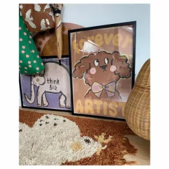 Enfant Studio Loco Grande affiche Chien Forever artist