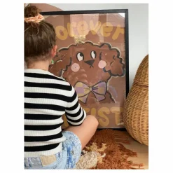 Enfant Studio Loco Grande affiche Chien Forever artist