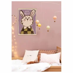Studio Loco Grande affiche Lapin Seek magic Multicolore