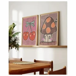 Discount Studio Loco Grande affiche Mushroom | Brun