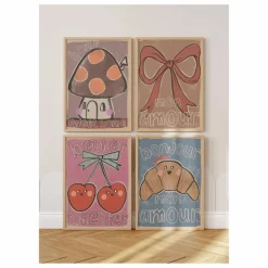 Discount Studio Loco Grande affiche Mushroom | Brun