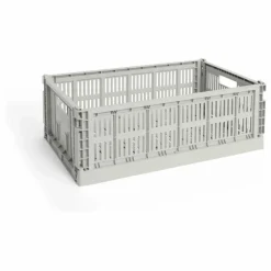 Hay Grande cagette pliable Crate | Gris