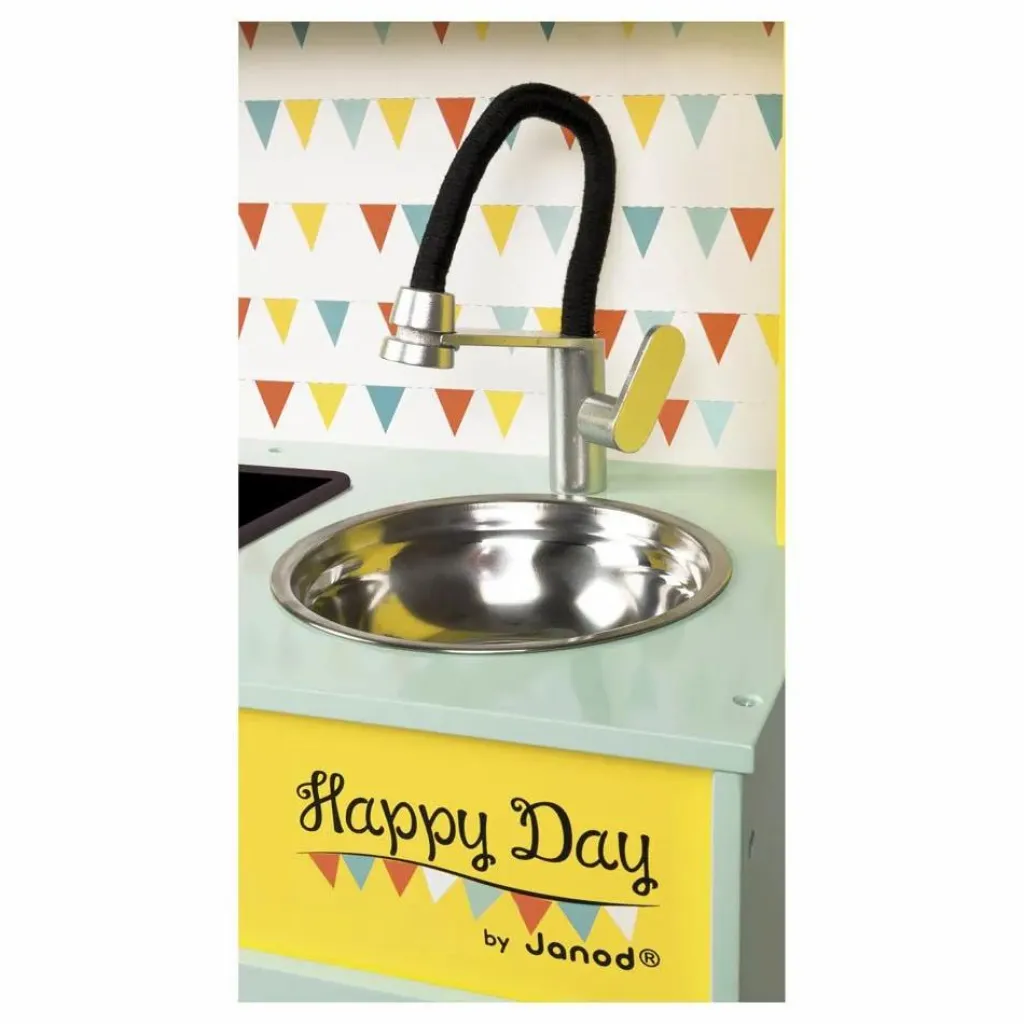 Janod Grande cuisine équipée en bois Happy day |