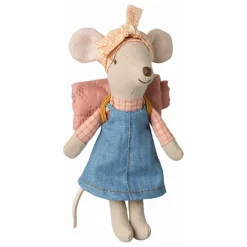 Maileg Maisons De Poupées|Grande sœur souris en randonnée