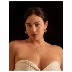 Femme Louise Damas Grandes Créoles Vénus |