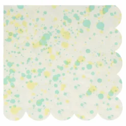 Clearance Meri Meri Grandes serviettes en papier tachetées Multicolore